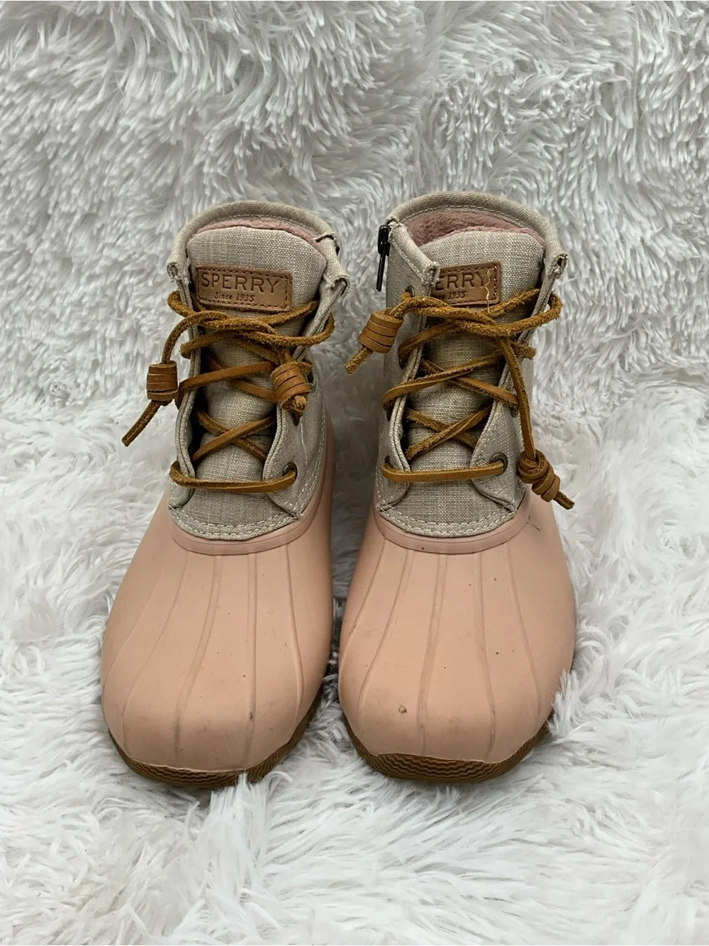 Sperry linen scuffs